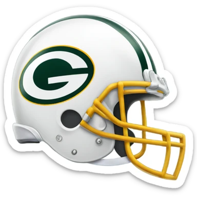 Green Bay Packers helmet  sticker