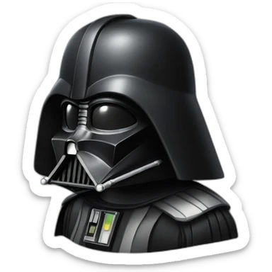 Darty vador kiss sticker