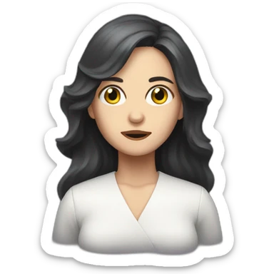 mujer del exorcista sticker