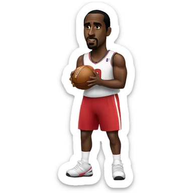 P Diddy foodball center position  sticker
