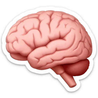 brain heart sticker