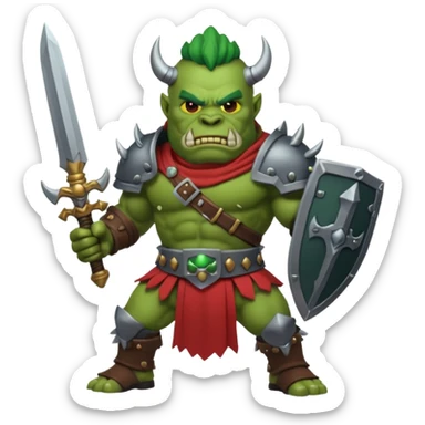 Ork King  sticker