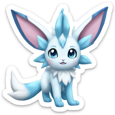 Sylveon-Glaceon-Vaporeon full body sticker