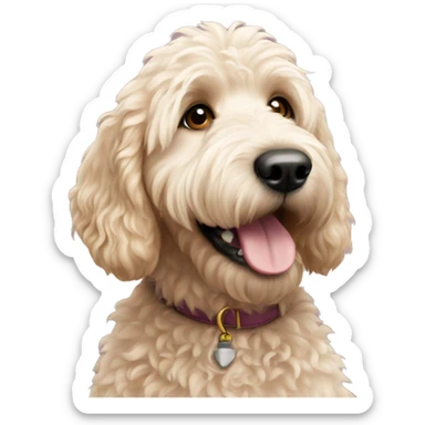 Golden doodle  sticker