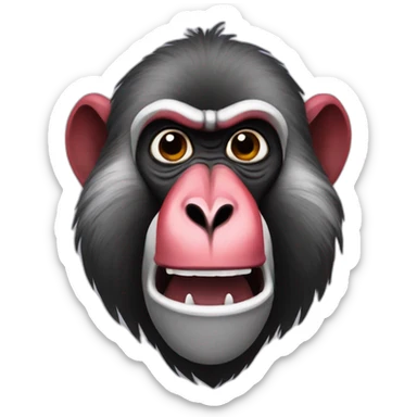 mandrill sticker