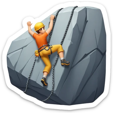Climbing sticker