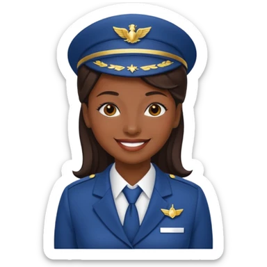 flight attendant sticker