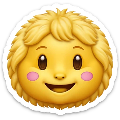 Emoji Cheesecurd saying goodnight sticker