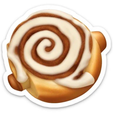 Cinnamon roll sticker