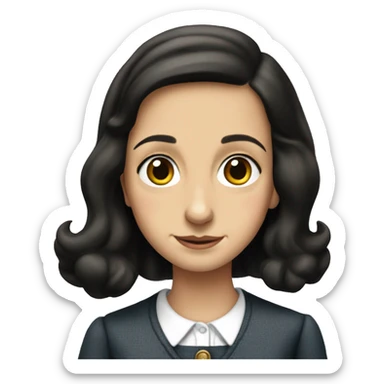Anne frank sticker