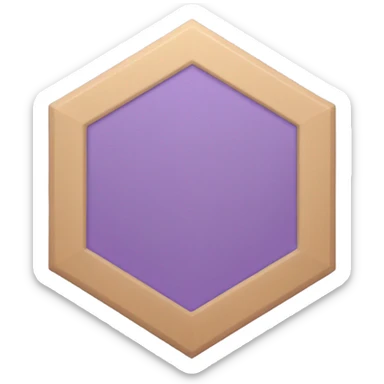 Octagon geometric sticker