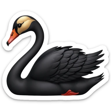 Cisne negro sticker