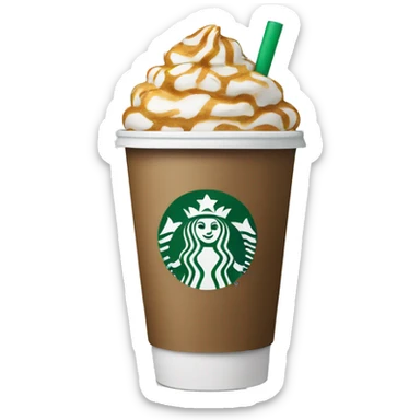Starbucks cup sticker