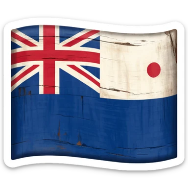 New England flag sticker