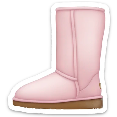 light pink uggs sticker