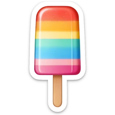 Popsicle ombre, fat size sticker