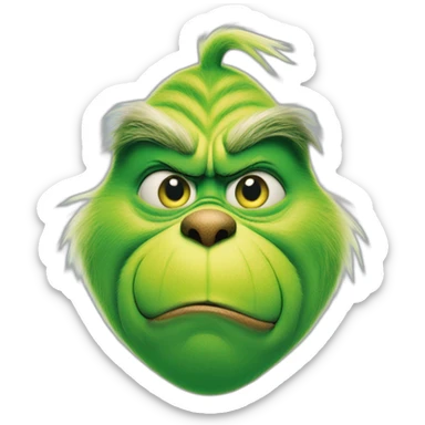 The grinch sticker
