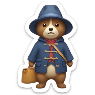 japanese-paddington sticker