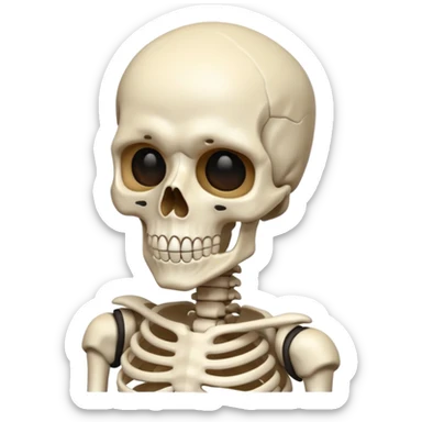 Gojo skeleton sticker