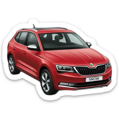 Škoda car sticker