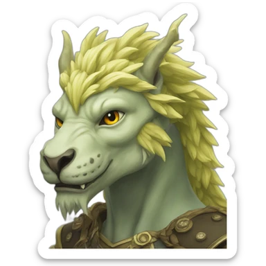 Legendary fantasy creature sticker