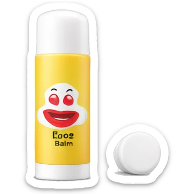 lip balm with label sticker