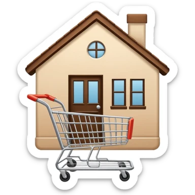 generate a emoji for my app for -home, account, cart, and tag. Note that use only lines without background sticker