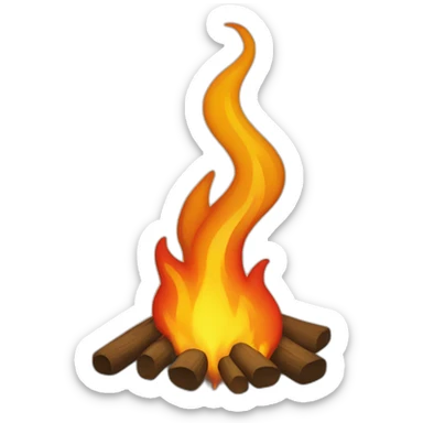 fire that is on fire sticker