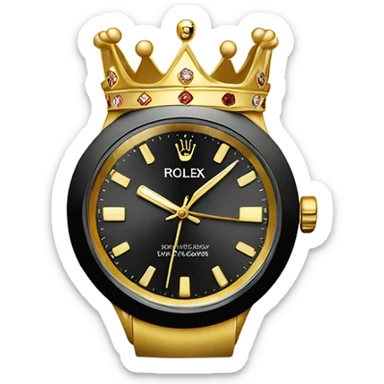 rolex with a king crown sticker