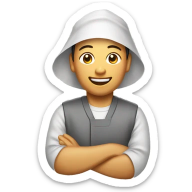 Asian to-go food sticker