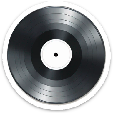 Vinyl CD sticker