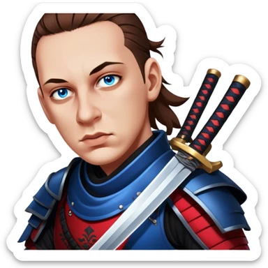 Fierce Samurai sticker