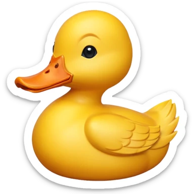 carnival shooting duck sticker