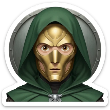 Mads Mikkelsen as Doctor Victor von Doom sticker