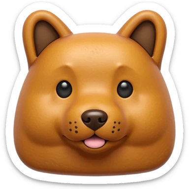 dog soap bar sticker