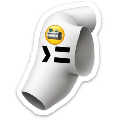 20 Euros wrapped around a pipe with explenation mark sticker