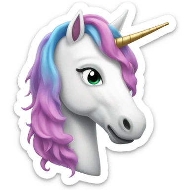 Symphony unicorn sticker