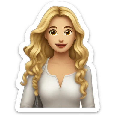 RAQUEL INDRIAGO visitando una feria sticker