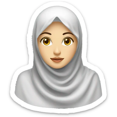 two veiled women islam sticker