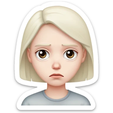 sad and annoyed sticker