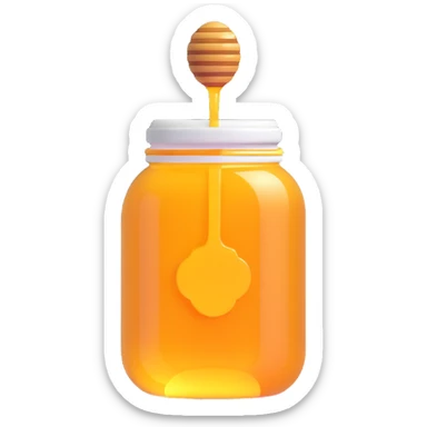 honey jar sticker