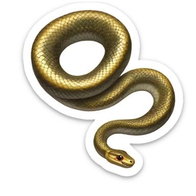 cute snake with chinese new year theme sticker