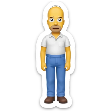 the simpsons sticker
