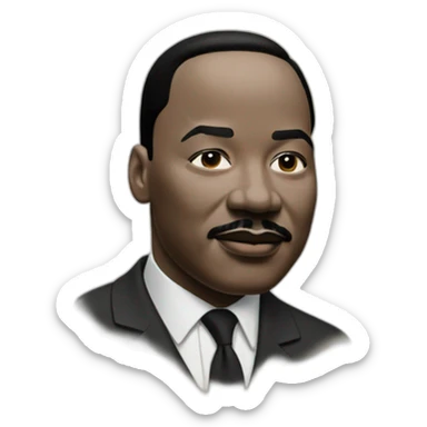 Martin Luther King Jr. sticker