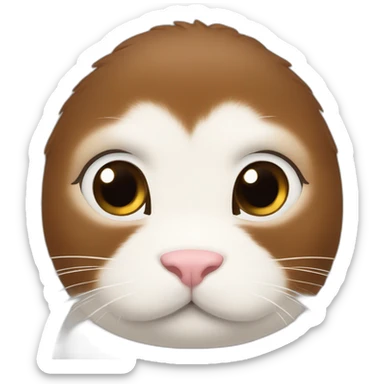 brown netherland dwarf sticker