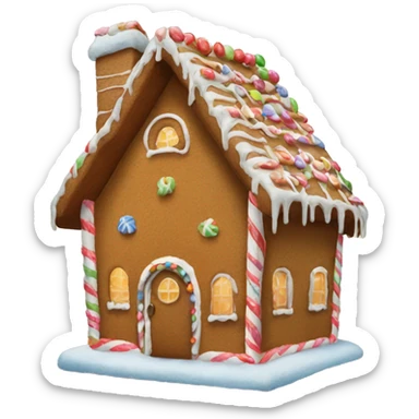 gingerbread house sticker