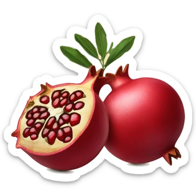 Vintage pomegranate  sticker