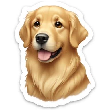 Golden retriever  sticker