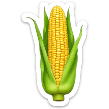 corn cob sticker