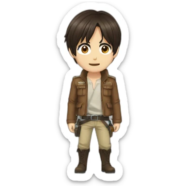 Eren jaeger season 4 sticker